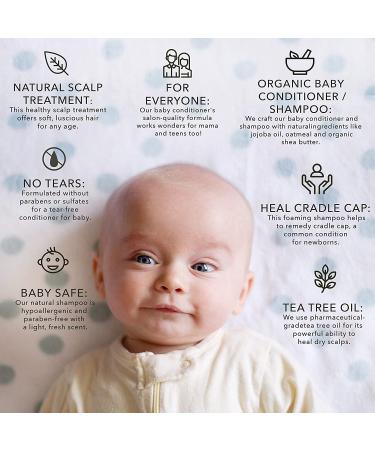 BELLA B Cradle Cap Shampoo & Scalp Treatment - Gentle Baby Shampoo for Cradle Cap - Kid-Friendly Dry Scalp Treatment - Buy Online on SooperMarket.com