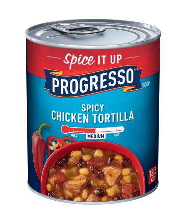 Progresso Spicy Chicken Tortilla Soup, 18.5 oz (Pack of 12)