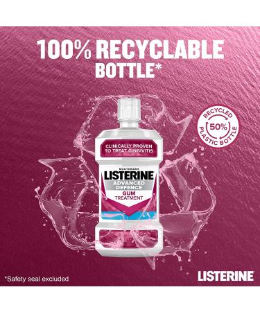 Listerine Advanced Defence Gum Treatment for Gingivitis 500ml - 16.9 Fl Oz - Pack of 1 - Buy Online on SooperMarket.com
