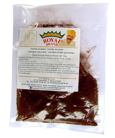 100% Pure Ground Vanilla Powder - Vanilla Pods Ground 50g | Premium Quality for Baking & Cooking - Buy Online on SooperMarket.com