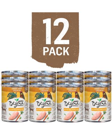 Purina Beyond Grain Free Wet Dog Food - Chicken, Carrot & Pea - 12 Cans (13 oz) - Natural Adult Entree - Buy Online on SooperMarket.com