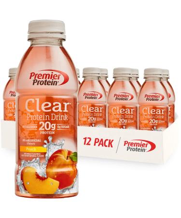 Premier Protein Premier Clear Protein Drink Peach (12/16.9 Fl Oz Net Wt 202.8 )