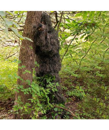 VIVO Ghillie Suit - Adult/Youth Sizes, Dry Grass/Leaf/Woodland Camo, XL/XXL - Woodland Design - Buy Online on SooperMarket.com