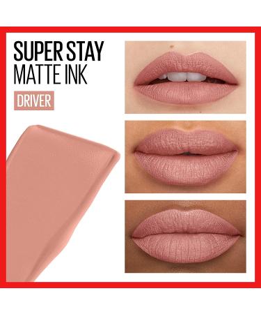 Maybelline SuperStay Matte Ink Un-Nude Liquid Lipstick - Driver | Long-Lasting Color - 0.17 Fl Oz - Buy Online on SooperMarket.com