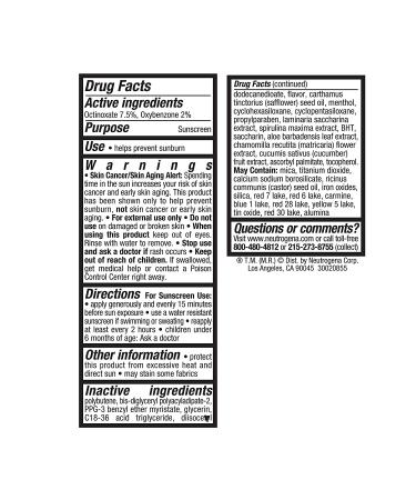 Neutrogena MoistureShine Lip Soother SPF 20 - Hydrating Shine Lip Balm 0.35 oz - Buy Online on SooperMarket.com