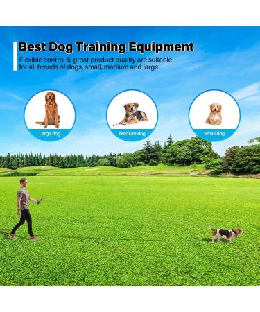 Loutep Reflecting Training Lines for Dogs - Extra Long Leash (3m to 30m) - Strong Nylon Rope with Padded Handle for Large Medium & Small Dogs - Ideal for International Shipping - Buy Online on SooperMarket.com