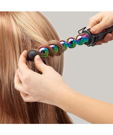 Gamma Pi Professional Curling Tong Iron Bubble Rainbow. Wide and Narrow Waves. Heat Resistant Tip. Long Motion Blur. Rapid Heating. Reduces Electrostaticity. Styling. Italian socket 33 mm - Buy Online on SooperMarket.com