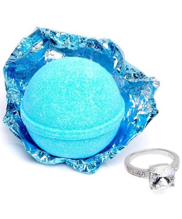 Ocean Breeze Bath Bomb with Size 8 Ring Inside - 10 oz. Made in USA - Buy Online on SooperMarket.com