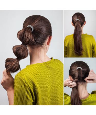 20 Large Stretch Hair Ties for Thick, Heavy, and Curly Hair - Ponytail Holders in Mixed Colors - Buy Online on SooperMarket.com
