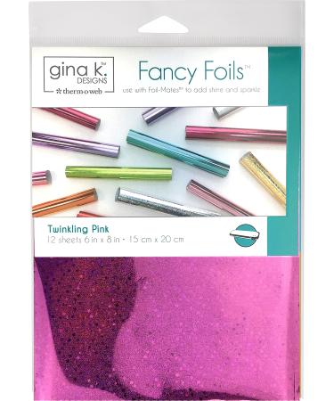 Gina K Designs GINA K Fancy FOIL6X8 TWKLG  us:one size  Twinkling Pink Holographic
