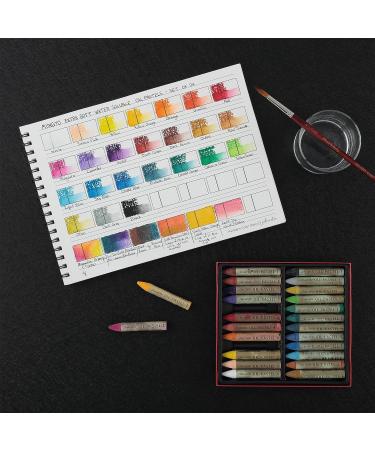 HG Art Concepts Painters Color Diary - 9x12 Spiral-Bound Swatch Book for Watercolor & Mixed Media - Buy Online on SooperMarket.com