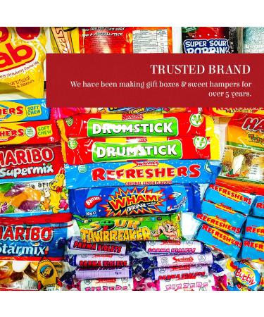 The Little Sweet Shop Minimalist Gold Label Retro Sweets Hamper: Premium Gift Box Packed with a variety of Old-Fashioned Candy for Birthdays Christmas Get Well Soon for Him for Her Boys & Girls - Buy Online on SooperMarket.com
