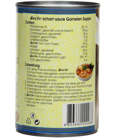 Buy Exotic Coconut Milk 400ml | Light & Low-Fat | International Shipping - Buy Online on SooperMarket.com