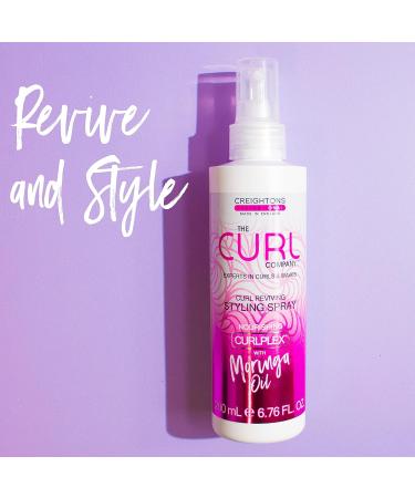The Curl Company Curl Reviving Styling Spray - 200ml | Curplex with Moringa Oil | Define Curls & Waves - Buy Online on SooperMarket.com