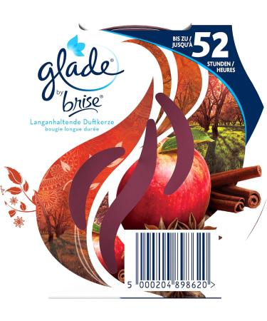 Glade Long-Lasting Scented Candle - Apple & Cinnamon 52 Hours Burn Time 224g - Buy Online Worldwide - Buy Online on SooperMarket.com