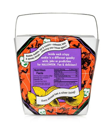 Halloween Fortune Cookies - 8 Individually Wrapped Pieces | Kosher Certified, Fun Party Favor & Corporate Gift - Buy Online on SooperMarket.com