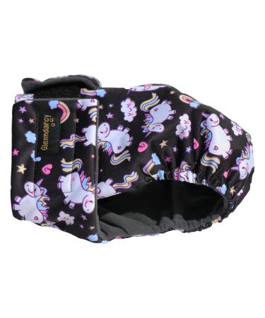 Glenndarcy dog diapers - without a tail hole - for e.g. French and bulldog - Unicorns Medium Long Pants Only Medium Long Pants Only Unicorns