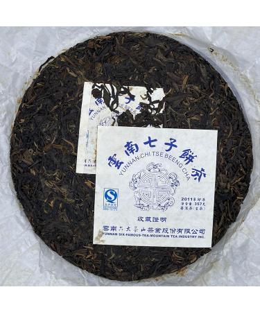 Pu-erh tea 2011 SIX FAMOUS TEA MOUNTAIN Five Blessings 357 Raw - Buy Online on SooperMarket.com