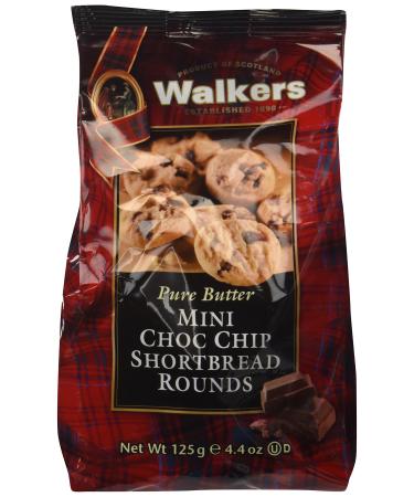 Walkers Mini Chocolate Chip Shortbread 125 G