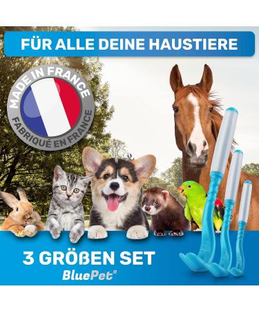 Bluepet 3 Set Premium Tick Hooks - Effective Tick Remover for Dogs Cats Horses & Humans - Alternative to Tick Tweezers - Tick Protection Tool - Buy Online on SooperMarket.com
