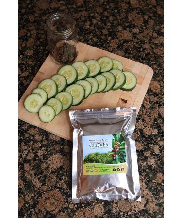 Organic Cloves Whole 3.5 oz - Freshly Harvested Finest Whole Clove Spice (Fairtrade) - Buy Online on SooperMarket.com
