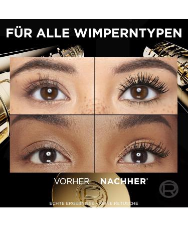 L'Or al Paris Mascara for Extra Definition & Volume | Panoramic Brush Million Lashes Black 10.5ml - International Shipping Available - Buy Online on SooperMarket.com