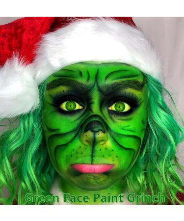 Go Ho Green Face Paint Stick 1.06 Oz - Washable & Creamy Body Paint for Grinch Costume - Full-Coverage Makeup Stick for Adults & Children - Halloween SFX Cosplay - Buy Online on SooperMarket.com