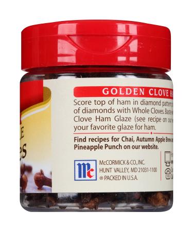 McCormick Whole Cloves 0.62 oz - Premium Quality Spices for Cooking & Baking - Buy Online on SooperMarket.com