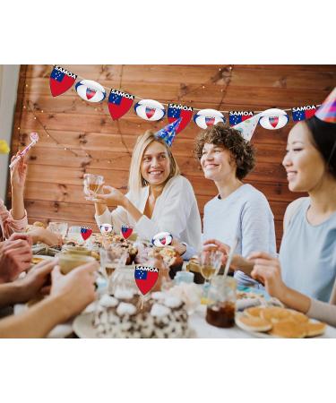 Samoa Flag Rugby Ball Food & Cupcake Picks Toppers Party Decorations (14 Pack) - Buy Online on SooperMarket.com