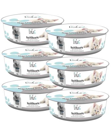 Littycat refill cassettes for Littycat cat litter disposal bucket - pack of 6