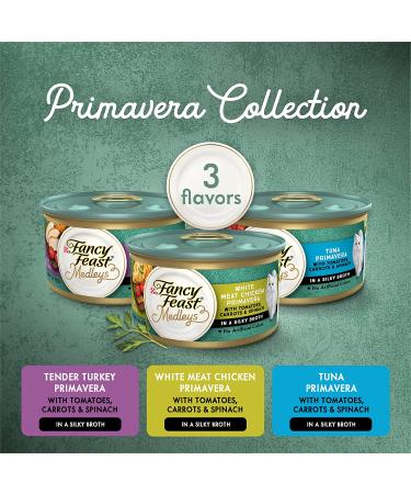Purina Fancy Feast Gravy Wet Cat Food Variety Pack - Medleys Primavera Collection - 24 Cans x 3 oz - Buy Online on SooperMarket.com