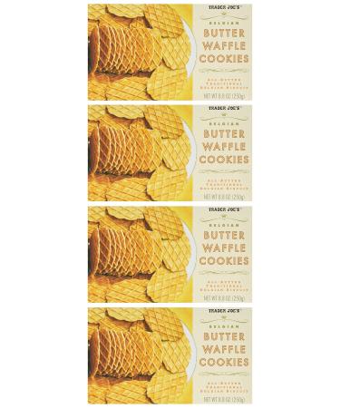Trader Joe's Belgian Butter Waffle Cookies (4 Pack)