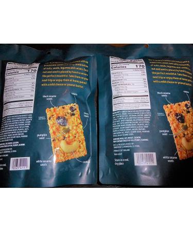Trader Joe's Trail Mix Crackers with Mung Beans, Seeds, Cashews, Raisins & Cheese - 2 Pack 4.5oz Each - Buy Online on SooperMarket.com