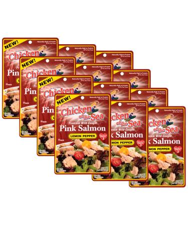 Chicken of the Sea Wild-Caught Pink Salmon Lemon Pepper 2.5 oz (70 g)