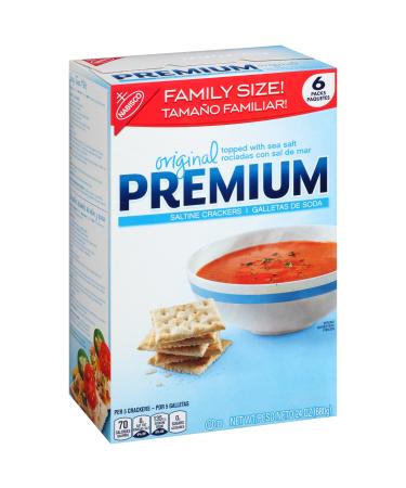 Original Premium Saltine Crackers, Family Size, 24 oz