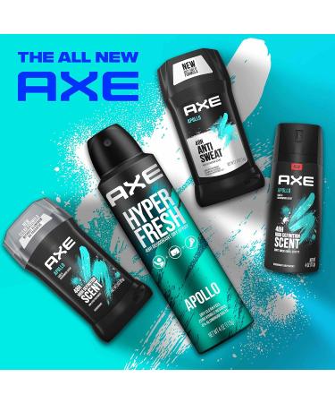 AXE Apollo Deodorant Spray - 48 Hour Odor Protection | Fresh Sage & Cedarwood | Aluminum-Free & Residue-Free | 4 oz - Buy Internationally - Buy Online on SooperMarket.com
