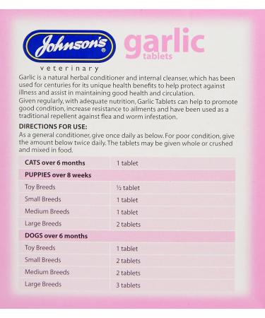 Johnson's Garlic Tablets 200 Count - Buy Online on SooperMarket.com