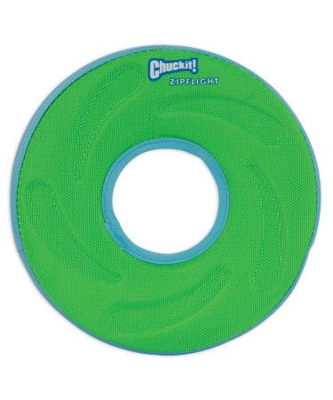 Chuckit Zipflight Amphibious Flying 6-Inch Ring Dog Fetch Toy Small - 2 Pack
