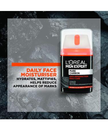 L'Oreal Paris Men Expert Pure Carbon Anti-Imperfection Daily Care Face Cream 50ml - Buy Online on SooperMarket.com
