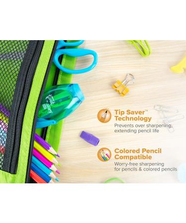 Bostitch Office Twist-N-Sharp Manual Pencil Sharpener 2 Holes for Standard and Jumbo Pencils with Ratchet Technology 1 Sharpener Random Color 1-Pack - Buy Online on SooperMarket.com