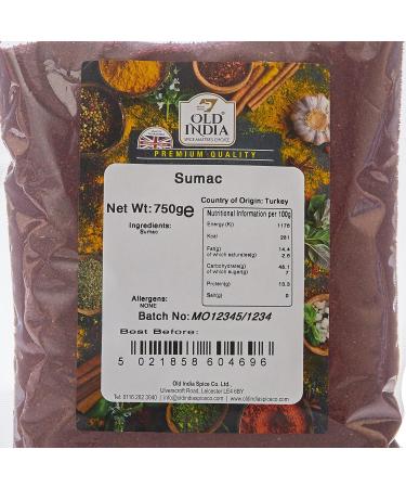 Old India Sumac 750g - Authentic Spice Blend - Pack of 1 - Buy Online on SooperMarket.com