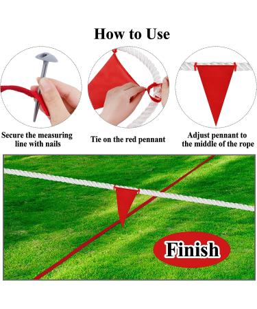 ELCOHO 15ft Soft Polypropylene Tug of War Rope Set with Flag - Fun Team Building Game for Kids & Adults Ideal for Family Reunions & Outdoor Activities - Buy Online on SooperMarket.com