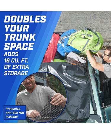 Waterproof Rooftop Cargo Carrier- 16 Cubic Ft. Storage Bag with Protective Mat for All Cars, With or Without Roof Racks - PI Store - Buy Online on SooperMarket.com