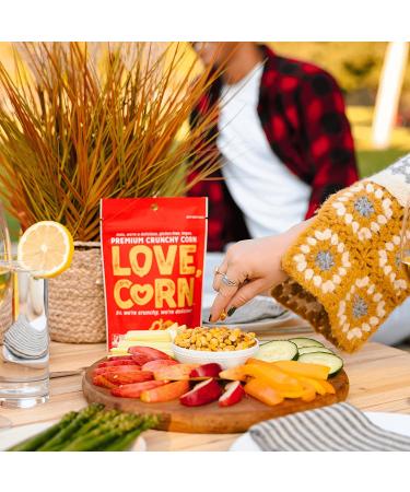 LOVE CORN | Habanero Chilli Crunchy Corn Snack | 20 Bags, 0.7oz | Low-Sugar, Gluten-Free, Plant Based, Non-GMO - Buy Online on SooperMarket.com