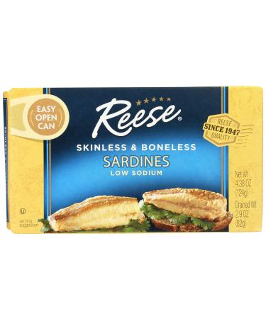 Reese Skinless & Boneless Sardines 4.38 oz (124 g)