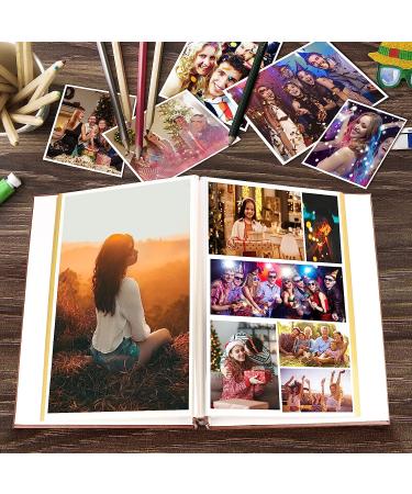 Magnetic Self-Stick Photo Album - Our Adventure Book, Leather Cover DIY Album for Wedding Anniversary - Holds Various Photo Sizes - Buy Online on SooperMarket.com