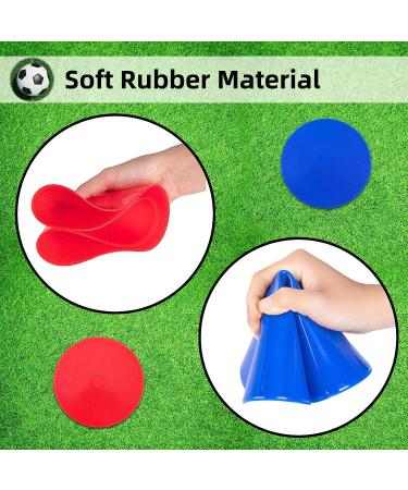 Non-Slip Rubber Spot Markers 10 Inch - Set of 12 for Football & Basketball Training - Buy Online on SooperMarket.com