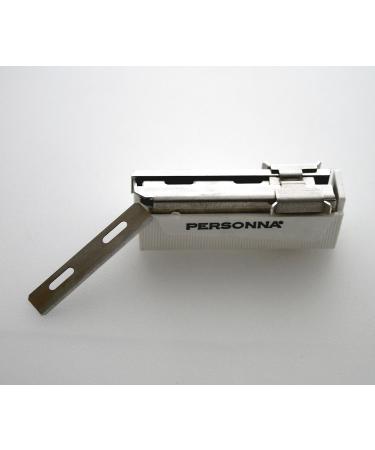 Solid Shaving Razor - Foldable Straight Razor for Men Made in USA | Professional Barber & Personal Use - Barn Red - Buy Online on SooperMarket.com