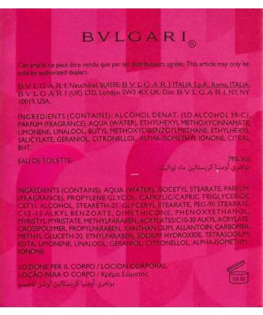 Bvlgari Omnia Crystalline for Women - 3 Pc Gift Set 3.4oz EDT Spray 0.5oz EDT Spray 2.5oz Body Lotion - Buy Online on SooperMarket.com