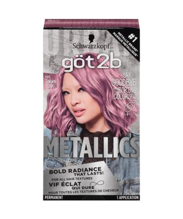 Got2b Metallics Permanent Hair Color  M84 Sakura Pink